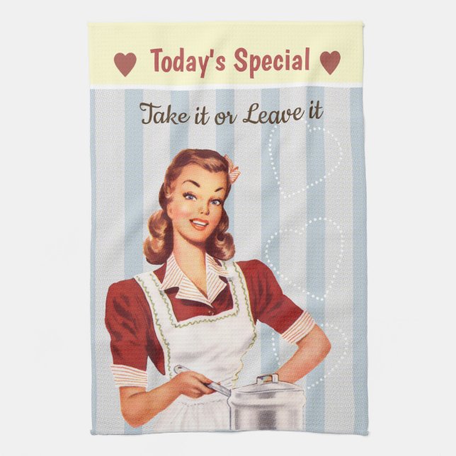 Linge De Cuisine Dishtowel spécial d'aujourd'hui (Vertical)