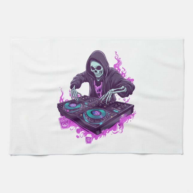 Linge De Cuisine DJ Skeleton (Horizontal)