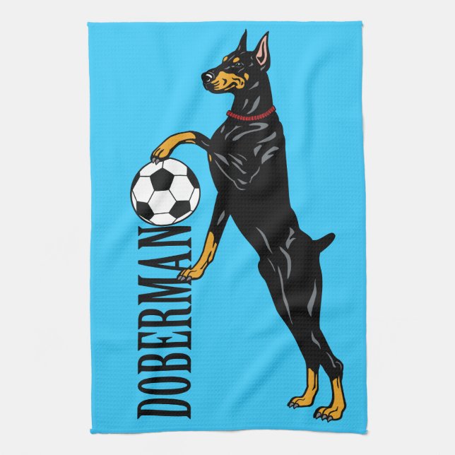 Linge De Cuisine doberman pinscher (Vertical)