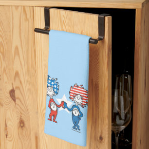 Linge De Cuisine Dr Seuss   Une chose Deux graphiques patriotiques