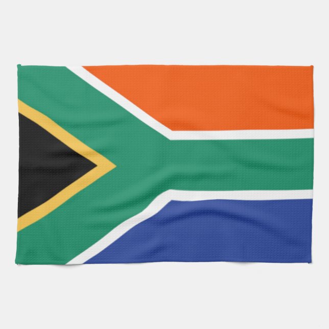 Linge De Cuisine Drapeau Afrique du Sud (Horizontal)