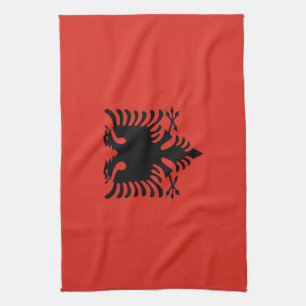 Linge De Cuisine Drapeau albanais