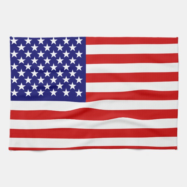 Linge De Cuisine Drapeau américain (Horizontal)