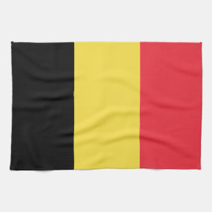 Linge De Cuisine Drapeau belge patriotique