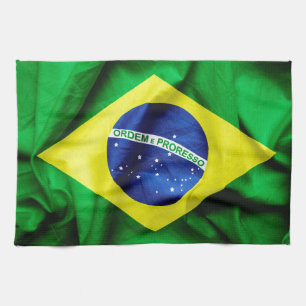 Linge De Cuisine Drapeau brésilien