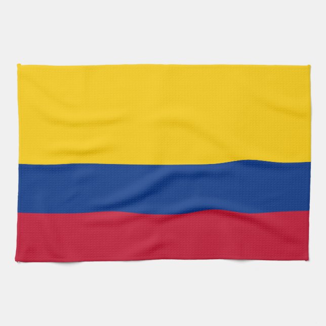 Linge De Cuisine Drapeau de Colombie (Horizontal)