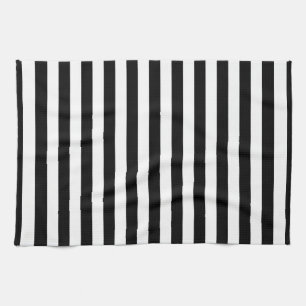 Linge De Cuisine drapeau de Cornouailles rayures noir blanc motif d