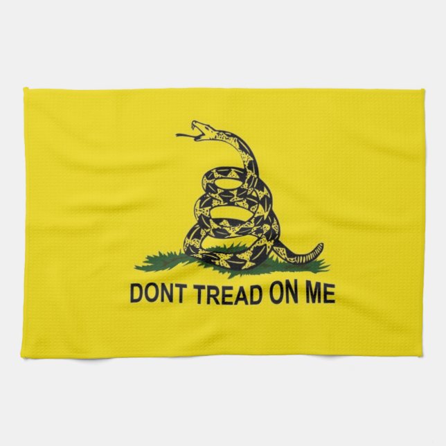 Linge De Cuisine Drapeau de Gadsden (Horizontal)