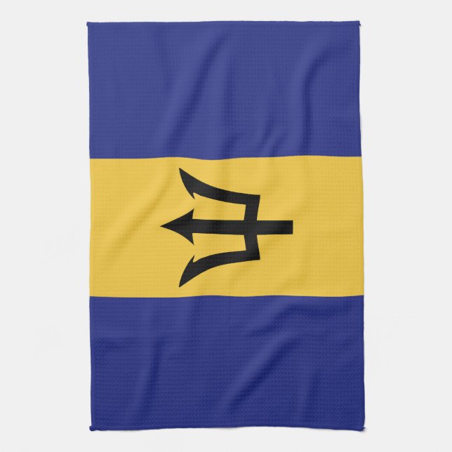 Linge De Cuisine Drapeau de la Barbade (Vertical)