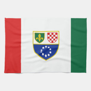 Linge De Cuisine Drapeau de la Fédération de Bosnie-Herzégovine