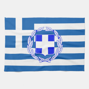Linge De Cuisine Drapeau de la Grèce