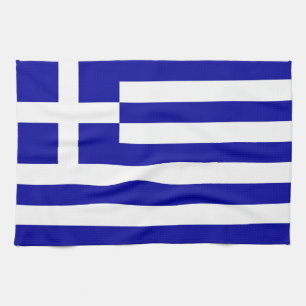 Linge De Cuisine Drapeau de la Grèce