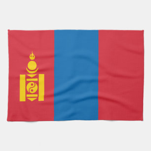 Linge De Cuisine Drapeau de la Mongolie