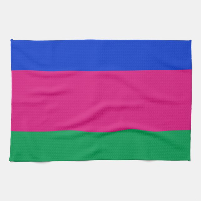 Linge De Cuisine Drapeau de la République populaire du Kuban (Horizontal)