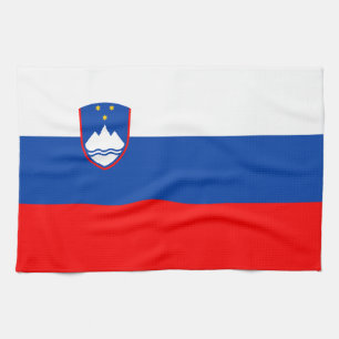 Linge De Cuisine Drapeau de la Slovénie