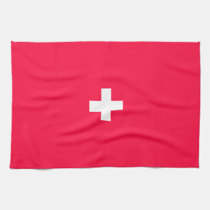 Linge De Cuisine Drapeau de la Suisse modifiée