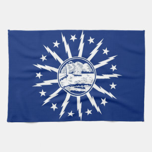 Linge De Cuisine drapeau de la ville de buffalo amérique-américaine
