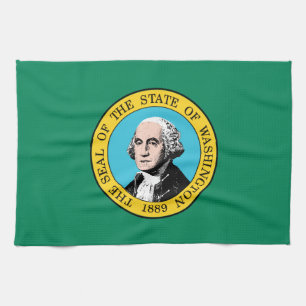 Linge De Cuisine Drapeau de l'État de Washington