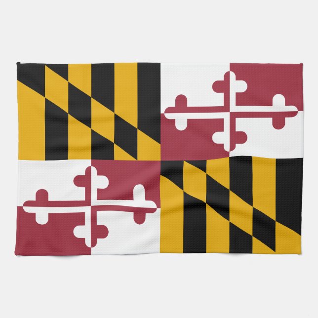 Linge De Cuisine Drapeau de l'État du Maryland (Horizontal)