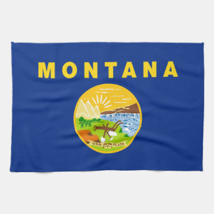 Linge De Cuisine Drapeau de l'État du Montana