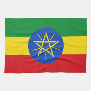 Linge De Cuisine Drapeau de l'Éthiopie