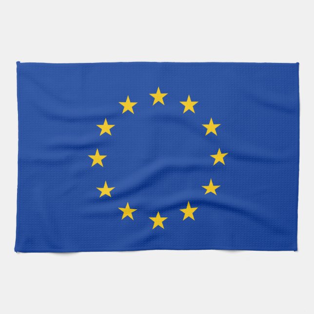 Linge De Cuisine Drapeau de l'Union européenne (Horizontal)