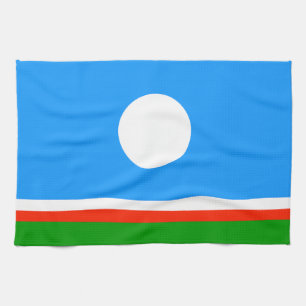 Linge De Cuisine Drapeau de Sakha