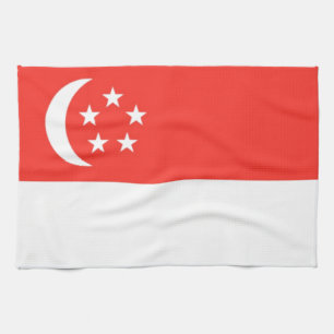Linge De Cuisine Drapeau de Singapour