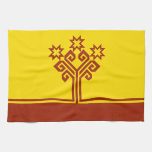 Linge De Cuisine Drapeau de Tchouvachie