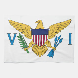 Linge De Cuisine Drapeau des Îles Vierges des États-Unis