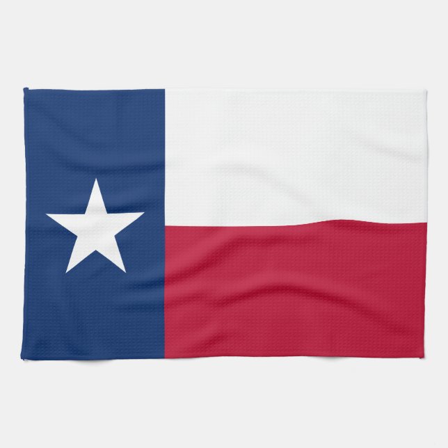 Linge De Cuisine Drapeau d'État du Texas (Horizontal)