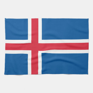 Linge De Cuisine Drapeau d'Islande