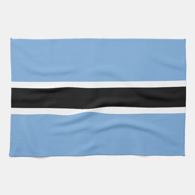Linge De Cuisine Drapeau du Botswana (Horizontal)