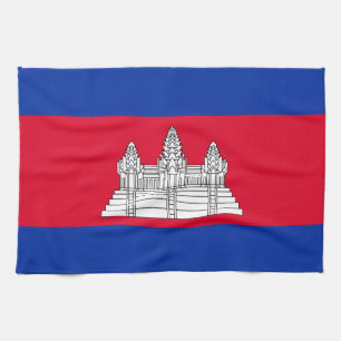 Linge De Cuisine Drapeau du Cambodge patriotique