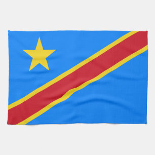 Linge De Cuisine Drapeau du Congo Kinshasa