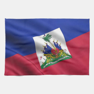 LINGE DE CUISINE DRAPEAU DU HAÏTI