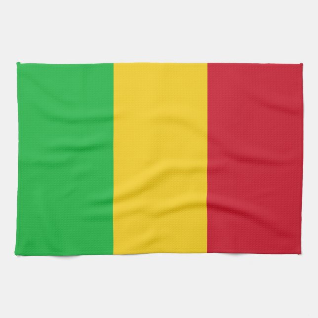 Linge De Cuisine Drapeau du Mali (Horizontal)