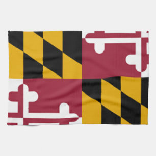 Linge De Cuisine Drapeau du Maryland