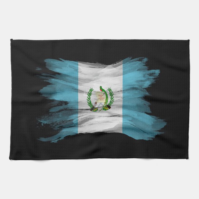 Linge De Cuisine Drapeau guatémaltèque bracelet, drapeau national (Horizontal)