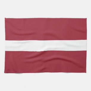 Linge De Cuisine Drapeau Lettonie