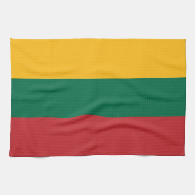 Linge De Cuisine Drapeau Lituanie (Horizontal)
