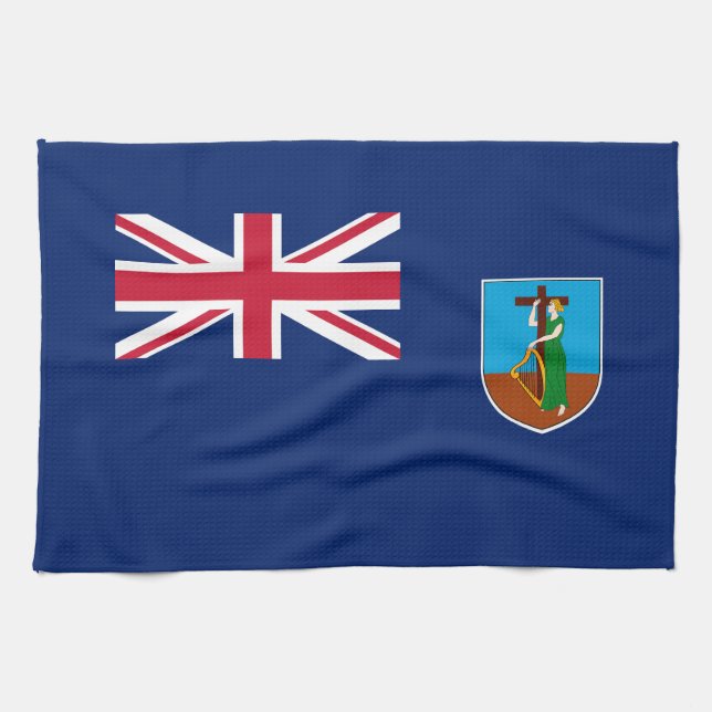 Linge De Cuisine Drapeau Montserrat (Horizontal)
