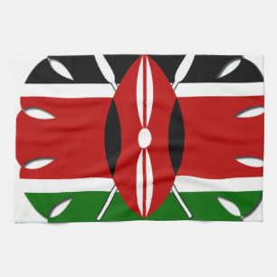 Linge De Cuisine Drapeau national du Kenya Extraordinaire