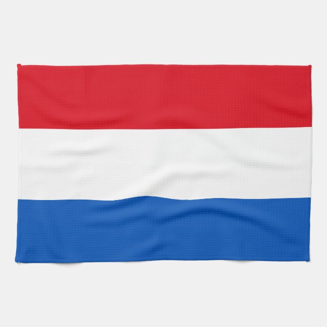 Linge De Cuisine Drapeau néerlandais de la Hollande (Horizontal)