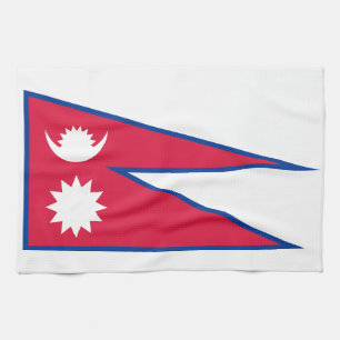 Linge De Cuisine Drapeau népalais