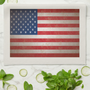 Linge De Cuisine Drapeau patriotique américain 50 étoiles