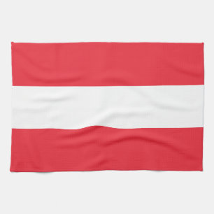 Linge De Cuisine Drapeau patriotique autrichien