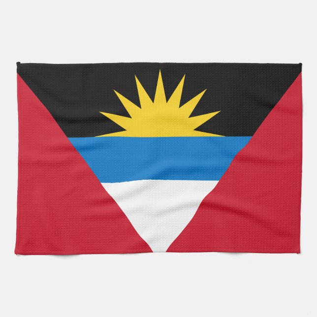 Linge De Cuisine Drapeau patriotique d'Antigua-et-Barbuda (Horizontal)