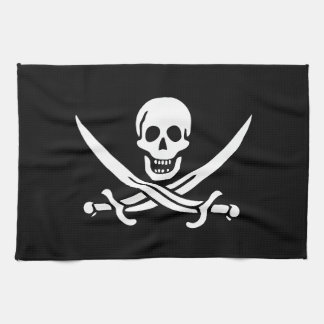 Linge De Cuisine Drapeau pirate crâne épées croisées