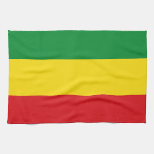 Linge De Cuisine Drapeau rastafarien Rasta Ethiopie